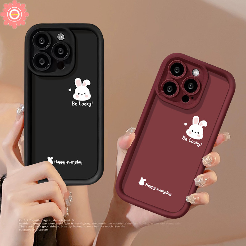 เคสโทรศัพท์มือถือ ลายกระต่ายนําโชคน่ารัก สําหรับ Realme C67 Note 50 11 C25Y C17 C35 C21Y C15 C53 C30 C31 C11 C55 C25 C51 C33 C20A C20 C21 C12 9i 5 5i 5s 7 8i 6i Narzo 20 50 เคสนิ่ม