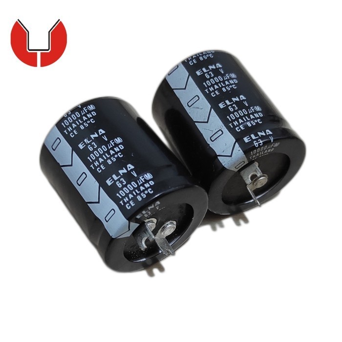 10000uF 63V Elna Electrolytic Capacitor 50V ตัวสั้น