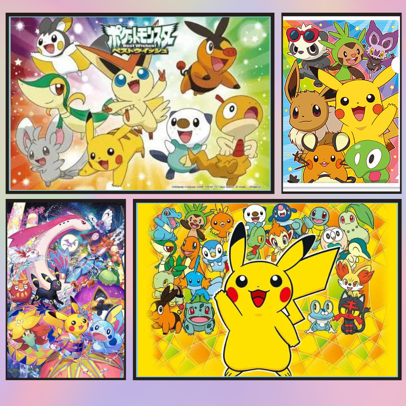 📣พร้อมส่ง📣【Pokémon】jigsaw puzzle-จิ๊กซอว์-300-1000-ชิ้น- ชิ้นของเด็ก จิ๊กซอว์ไม้ 1000 ชิ้น จิ๊กซอว์ 1000 ชิ้นสำหรับผู้ใหญ่ จิ๊กซอ จิ๊กซอว์ 500 ชิ้น🧩219-1-3 จิ๊กซอว์ 1000 ชิ้น สำหรับ ผู้ใหญ่ ตัวต่อจิ๊กซอว์ จิ๊กซอว์ การ์ตูน