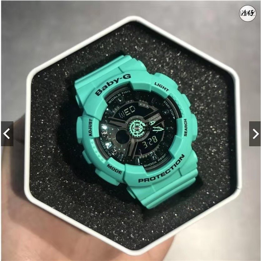 [จัดส่งพร้อมกล่อง] Casio Baby-G BA-112 Serie-7A นาฬิกาข้อมือสปอร์ต ของแท้ 100% หน้าจอคู่ กันน้ํา สําหรับผู้หญิง