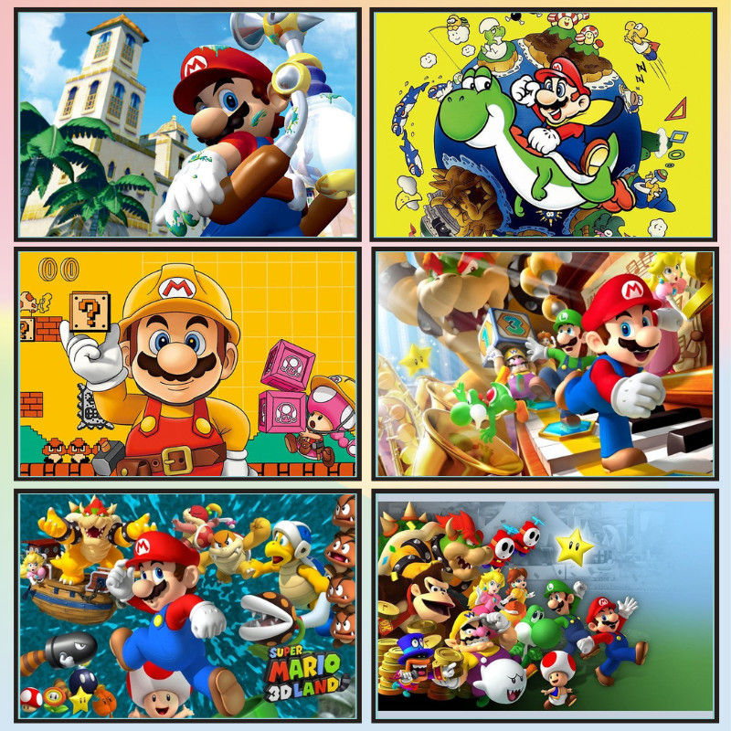 📣พร้อมส่ง📣【Mario】jigsaw puzzle-จิ๊กซอว์-300-1000-ชิ้น- ชิ้นของเด็ก จิ๊กซอว์ไม้ 1000 ชิ้น จิ๊กซอว์ 1000 ชิ้นสำหรับผู้ใหญ่ จิ๊กซอ จิ๊กซอว์ 500 ชิ้น🧩221-14 จิ๊กซอว์ 1000 ชิ้น สำหรับ ผู้ใหญ่ ตัวต่อจิ๊กซอว์ จิ๊กซอว์ การ์ตูน