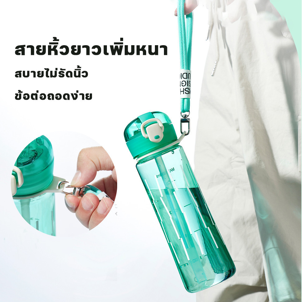 CMSH ขวดน้ำเด็กพกพา พร้อมหลอดดูด ความจุ 400ML และ 500ML วัสดุ tritan ฺBPA Free กระติกน้ำเด็กไปโรงเรียน กันรั่ว สีสวย