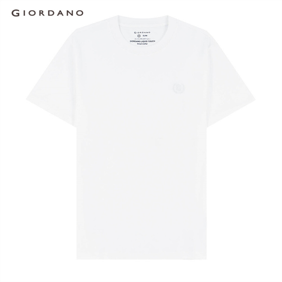GIORDANO เสื้อยืดผู้ชาย Men's Liquid Touch Tee 01023802
