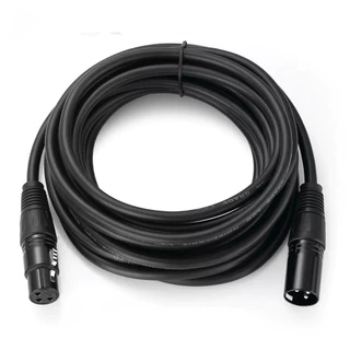 【1.5M สายดำ 】สายสัญญาณเสียง XLR Male To XLR Female (ผู้เมีย) Mic Cable ยาว 1 เมตรXLR-XLR 3Pin สายเคเบิล ชายหญิง สายเชื่อ