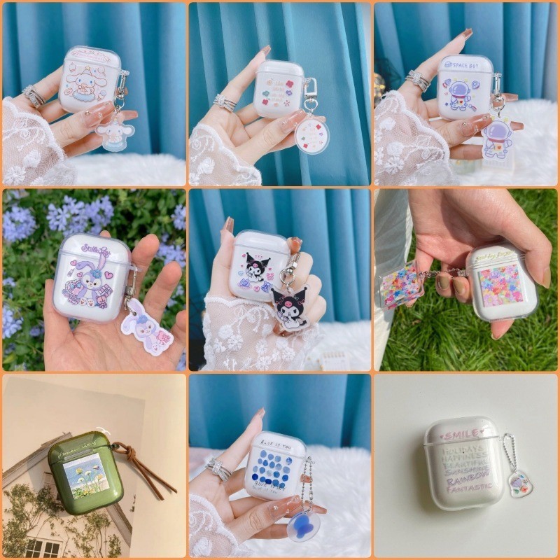 ของใหม่มาแรง เคส Airpods 3 การป้องกันการตก ซิลิโคนนิ่ม Soft Case สำหรับ Airpods 1/2 Airpods3 Airpods Pro เคสการ์ตูน