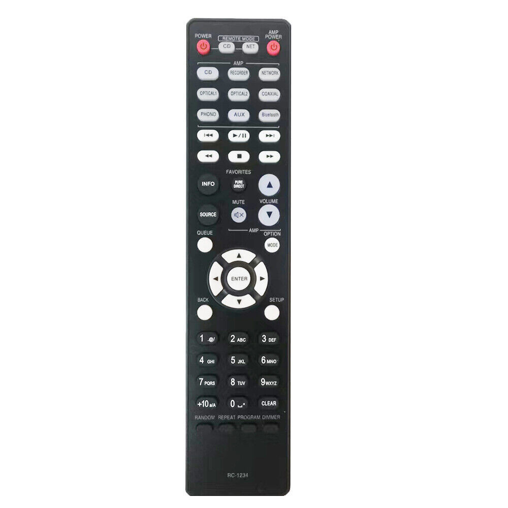 ใหม่ RC-1234 สําหรับ Denon AV เครื่องขยายเสียงแบบบูรณาการรีโมทคอนโทรล PMA-600NE RC-1235