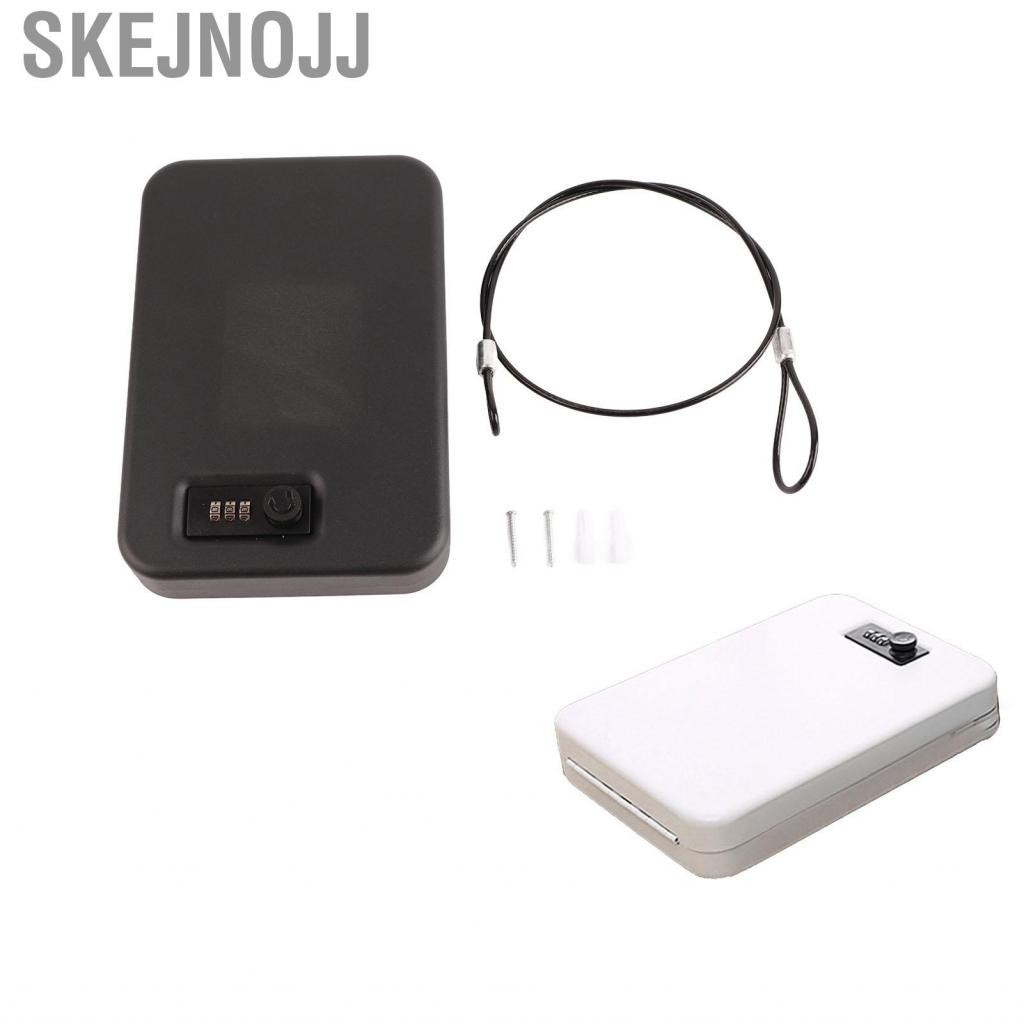 Skejnojj Portable Car Safe Box  Sturdy Prevent Theft Safety Cold Rolled Steel Large Capacity for Lock Jewelry