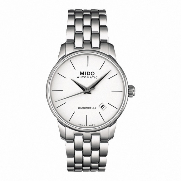 Mido Mido Beren Saili นาฬิกาข้อมืออัตโนมัติ สายเข็มขัดเหล็ก แฟชั่นสําหรับผู้ชาย M8600.4.76.1