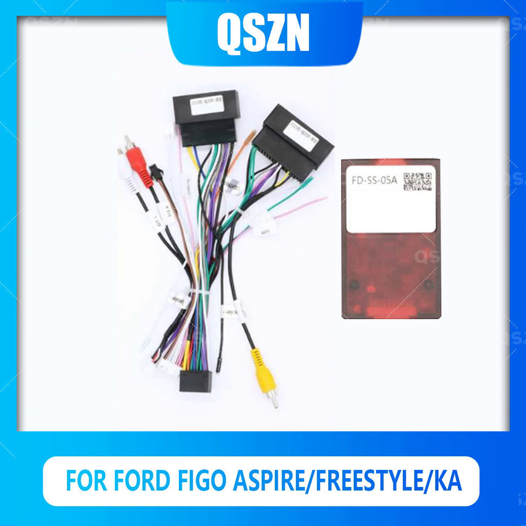อะแดปเตอร์กล่องวิทยุรถยนต์ FD-SS-05A สําหรับ Ford Fox Kuga ASPIRE KA Harness Cable Android