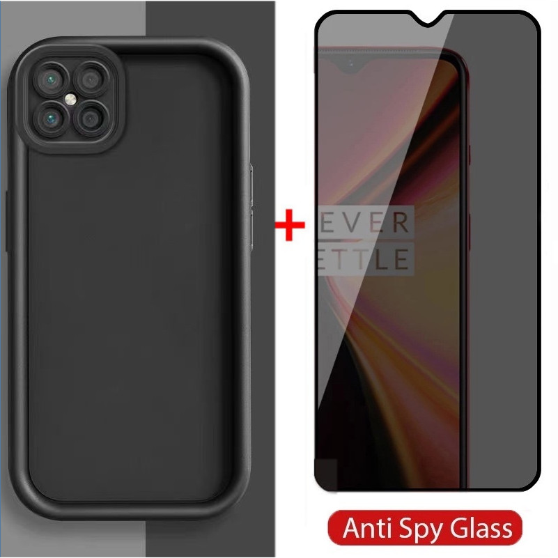 2 in 1 Anti Spy ความเป็นส่วนตัวกระจกนิรภัย VIVO Y36 Y27 Y02 Y02a Y02t Y35 Y16 Y20 Y20i Y12a Y12s Y20