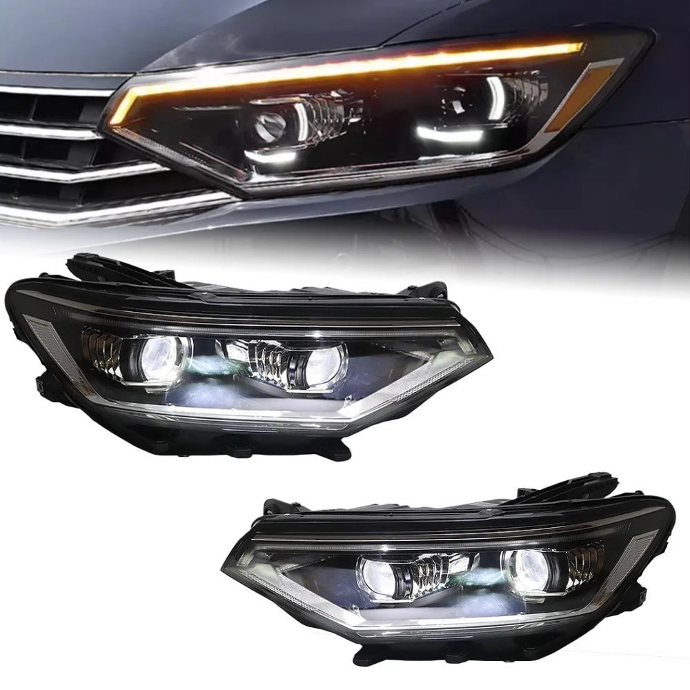 Head Lamp for VW Passat B8.5 LED Headlight 2020-2022 Headlights B8.5 DRL Turn Signal High Beam Angel