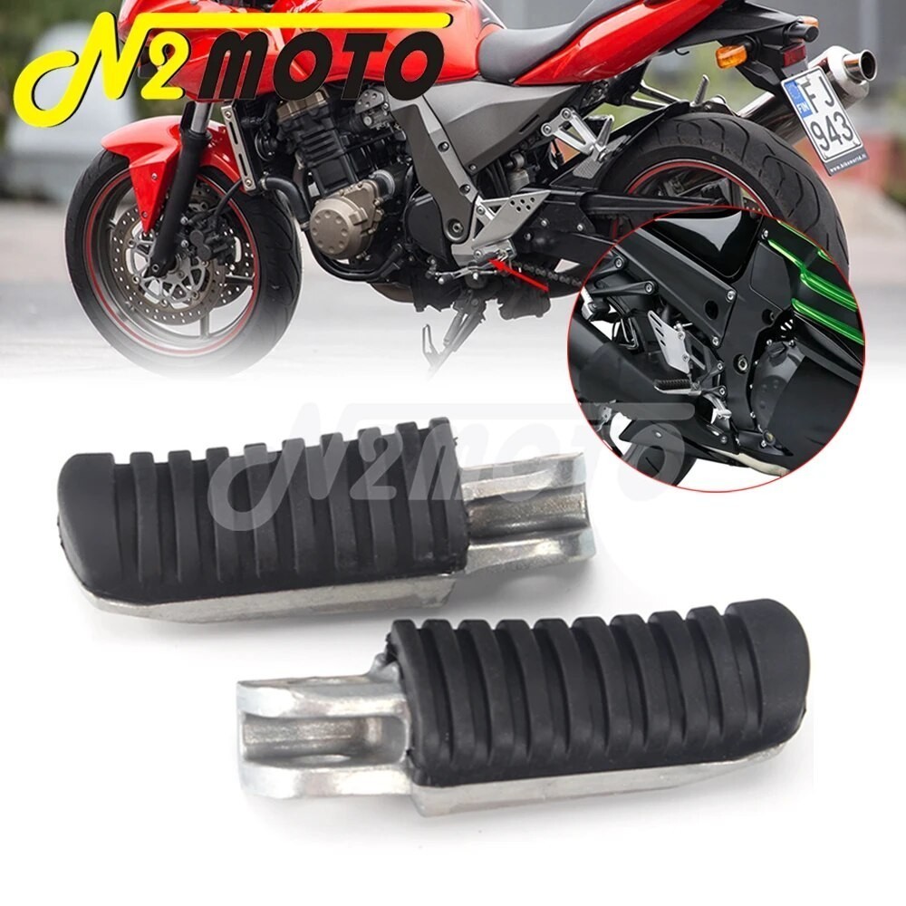 N2 Motorcycle Front Footrest Pedal Foot Pegs For Kawasaki Z 750 S 1000 SX 900RS ER 4N 6F 6N NINJA 65