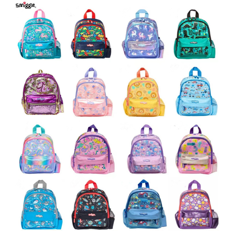 Smiggle Junior กระเป๋าเป้สะพายหลัง ลายสัตว์ คอลเลกชันล่าสุด