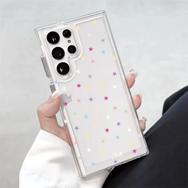 เคสโทรศัพท์ สำหรับ SAMSUNG S23FE A14 A24 A15 A34 A25 A54 A35 S24 S23 ultra A55  เคสใส กันกระแทก ลายน่ารัก เคสลายการ์ตูน
