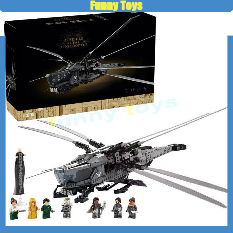 ของเล่นบล็อกตัวต่อ Dune Atreides Royal Ornithopter 10327 เพื่อการเรียนรู้ สําหรับเด็ก และผู้ใหญ่