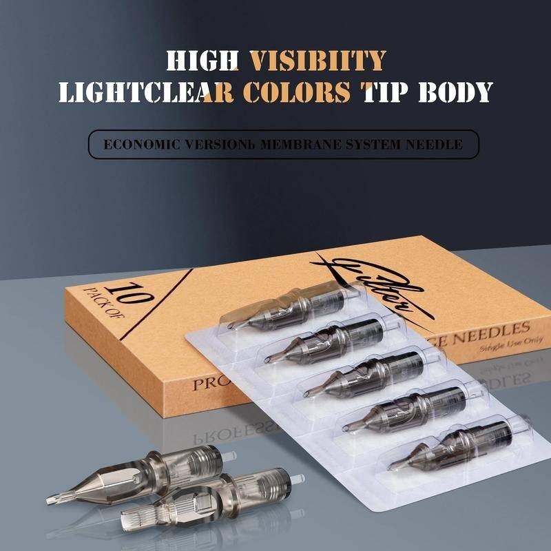 Ez ใหม่ เข็มสักคิ้ว แบบใช้แล้วทิ้ง สําหรับสักคิ้ว พร้อมจัดส่งฟรี 10 ชิ้น