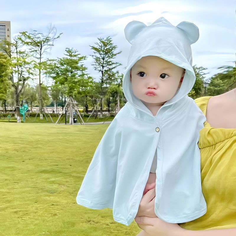 เสื้อคลุมกันแดด ป้องกันรังสียูวี ระบายอากาศได้ดี แฟชั่นฤดูร้อน สําหรับเด็กทารก