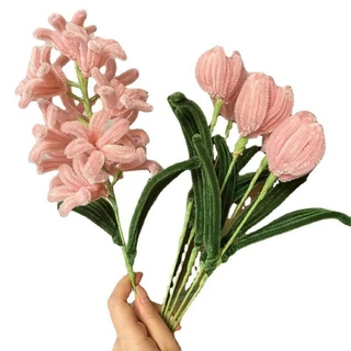 10Pcs 30cm ลวดกํามะหยี่ดออกไม้ DIY ดอกไม้ เด็กทำงานฝีมือ ขึ้น สีมาการอง เด็ก ของขวัญ เทศกาล ของตกแต