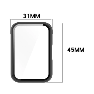 สําหรับ Samsung Galaxy Fit 3 Fit3 SM-R390 Hard PC กรอบฝาครอบกันชน + HD Slim กระจกนิรภัย Anti-scratch ป้องกันหน้าจอ Frosted
