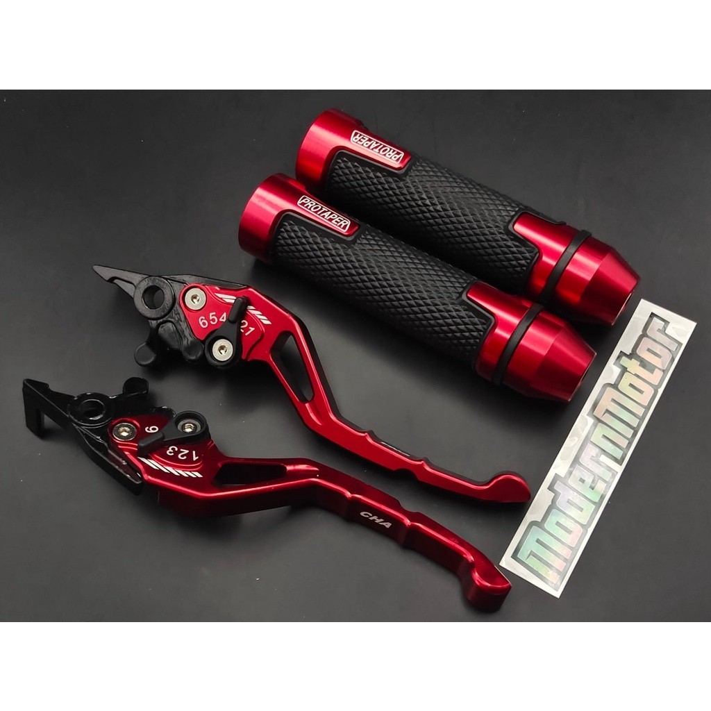 Rizoma CNC Handgrip + ที่จับ CNC เต็มรูปแบบรุ่น Rizoma ด้ามจับรถจักรยานยนต์เดิม
