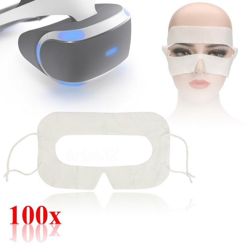 100 ชิ้น แผ่นมาสก์หน้า เพื่อสุขอนามัย สําหรับ HTC Vive PS VR Oculus