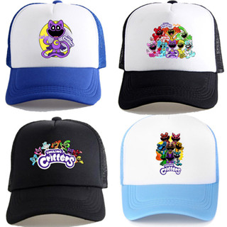 Catnap หมวกเบสบอล Poppy playtime 3 หมวกเบสบอล ลายหน้ายิ้ม สํ…