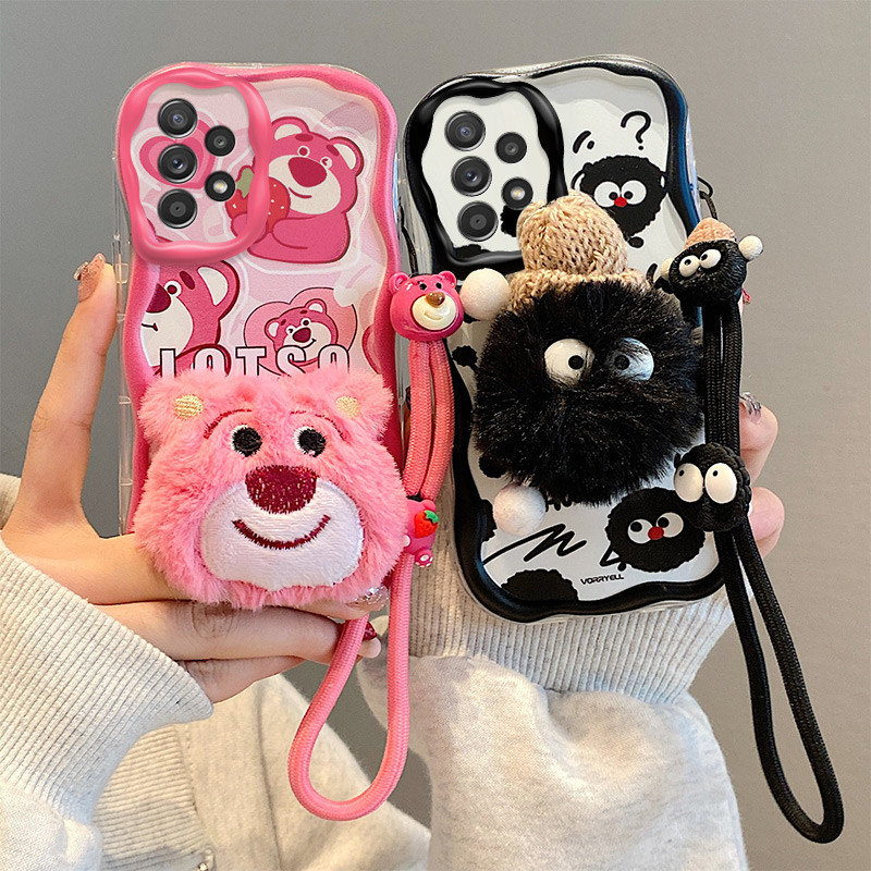 เคส samsung a53 5g เคส samsung a52s 5g เคสโทรศัพท์มือถือ ผ้ากํามะหยี่ขนนิ่ม ลายการ์ตูนตุ๊กตา สามมิติ สําหรับ samsung a52 a53 5g a52s 5g