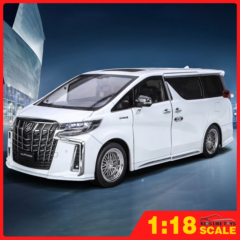 Klt โมเดลรถยนต์ 1:18 Toyota Alphard MPV ของเล่นสําหรับเด็ก