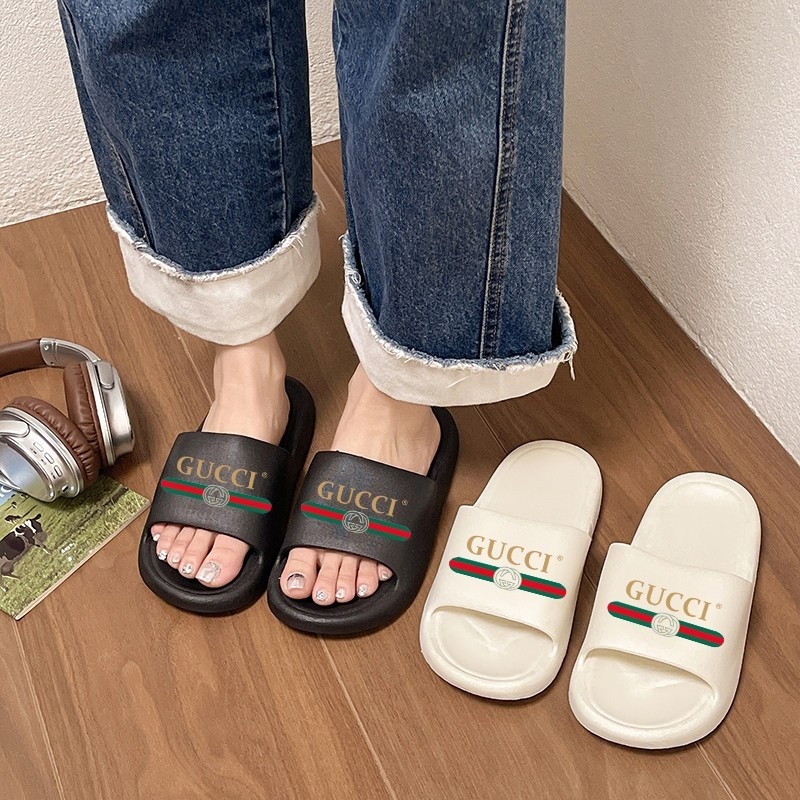 【 ส่งจากไทย】Fashion home slippers รองเท้าแตะแบบสวม ใส่ได้ทั้งผู้ชาย ผู้หญิง AB018