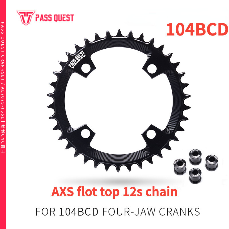 จานหน้ารถจักรยานเสือภูเขา 104bcd AXS ROUND 32T 34T 36T 38T 40T 42T Narrow Wide Chain ring