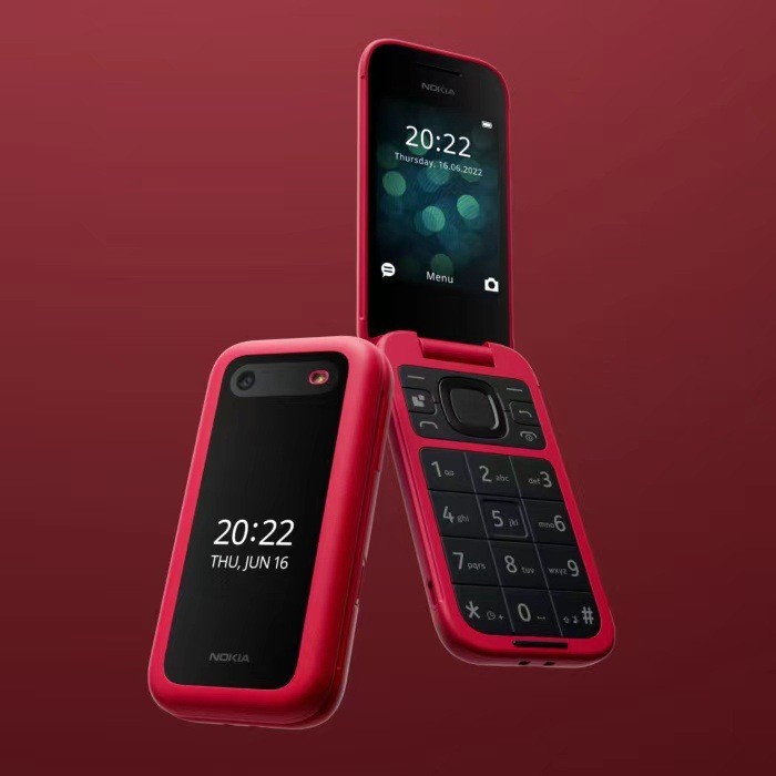 เครื่องแท้ 100%Nokia 2760 2ซิม มือถือปุ่มกด 2G เมนูไทย ใหม่ล่าสุด ฝาพับ คลาสสิคสวยมาก  รับประกัน 1 ปี