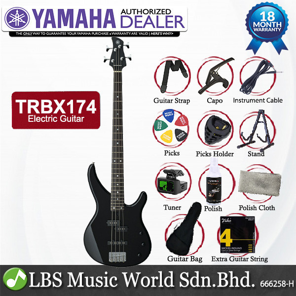 Yamaha TRBX174 เสียงเบสไฟฟ้า 4 สาย Bundle Student Beginner Series (TRBX 174)