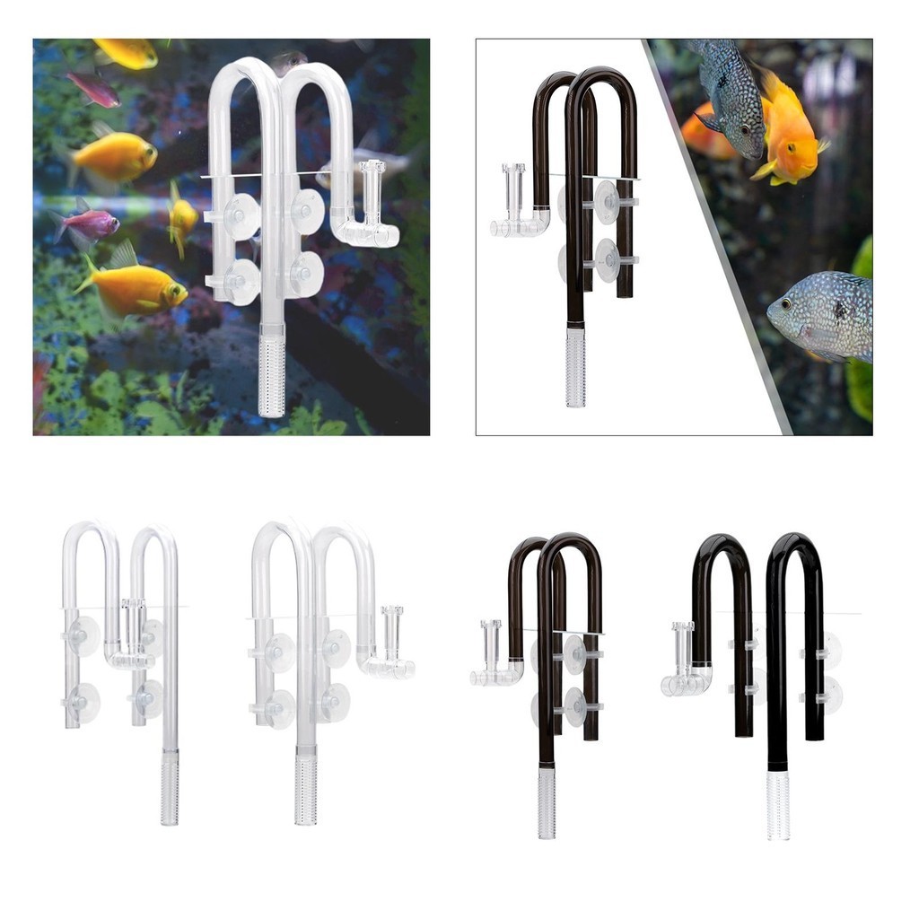 [mibum01eb] Aquarium Lily Pipe Inflow/outflow ลบน้ํามันด้วย