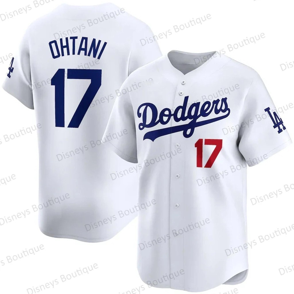 เสื้อกีฬาเบสบอลแขนสั้น ลายทีม Shohei Ohtani Jersey 2024