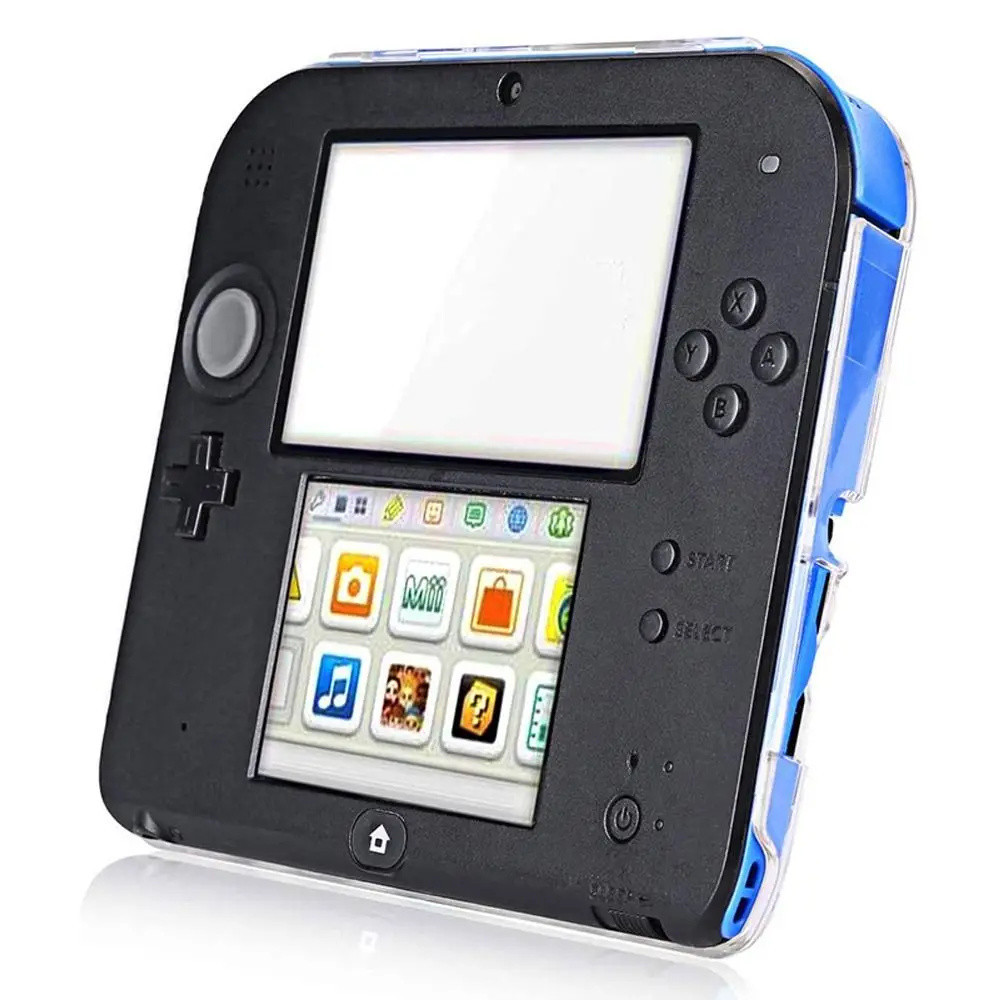 คริสตัลสําหรับ Nintendo 2DS คริสตัลกรณีเกมคอนโซลกรณีป้องกันกรณีที่อยู่อาศัย Hard Case สําหรับ Ninten