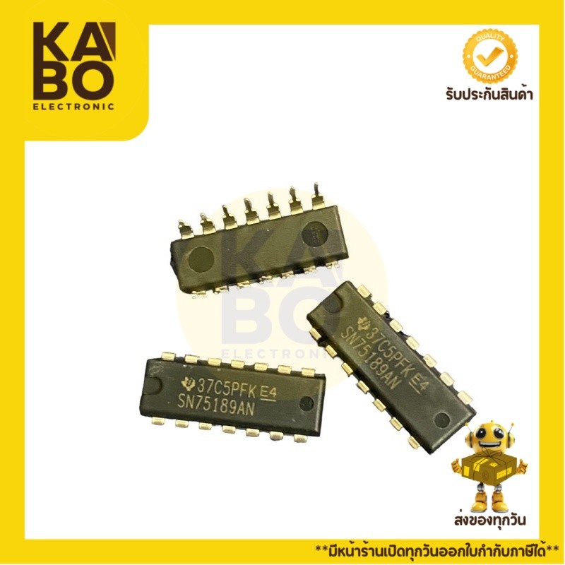 IC SN75189A DIP / SMD 3.9mm / SMD 5.2mm ไอซีรับส่งสัญญาณ RS-232