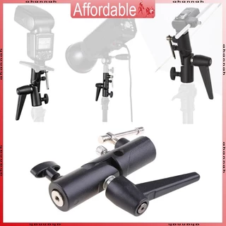 Ah Flash Bracket Hot Shoe Holder Light Stand Mount Adapter สําหรับการถ่ายภาพขาตั้งกล้อง