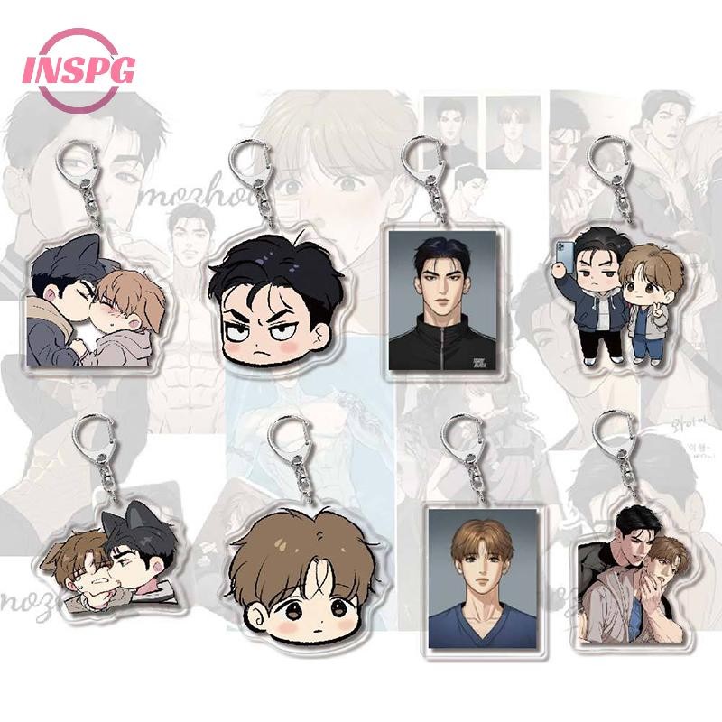 Inspg>manwha Jinx Joo JaekyungอะนิเมะKeyChain Kim Danผู้ชายKey Chainผู้หญิงแฟชั่นสร้างสรรค์น่ารักรูปอะคริลิคพวงกุญแจจี้ของขวัญใหม่