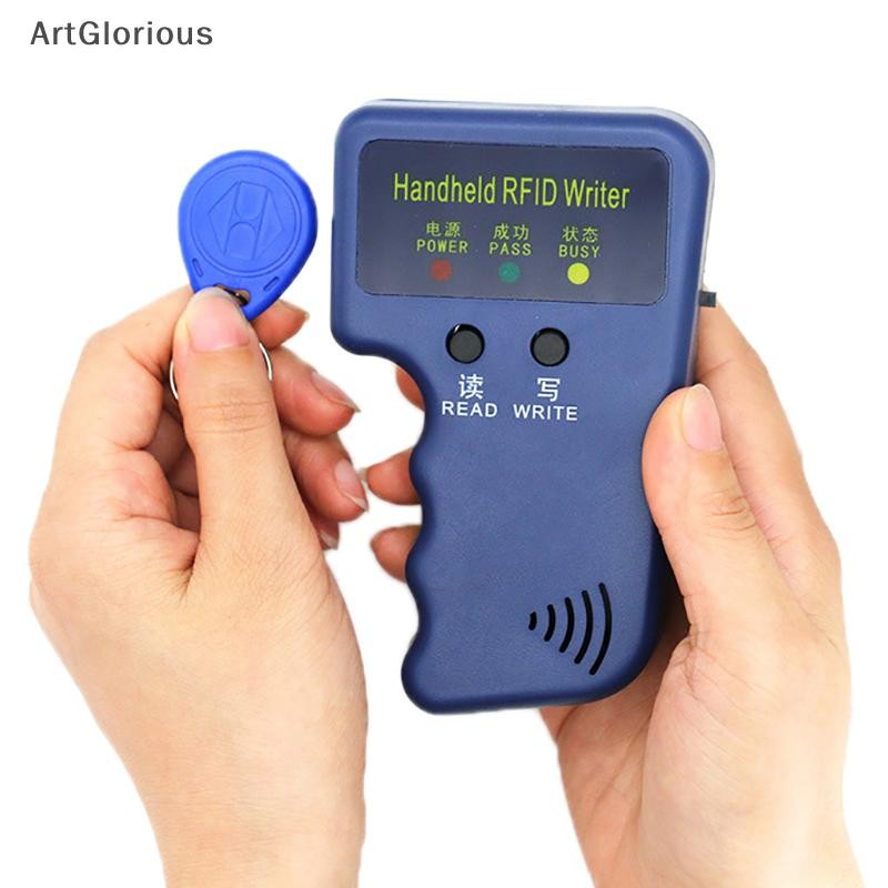 Art 125KHz Rfid Card Reader Rfid เครื่องถ่ายเอกสาร Duplicator Key Writer Programmer ID Card Cluster Programmer Writable Key การ์ด Keyfobs N