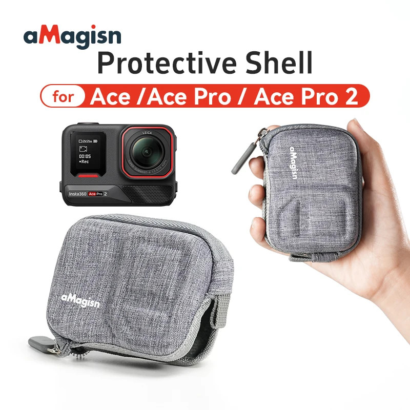 Amagisn Mini กระเป๋าสําหรับ Insta360 Ace Pro 2 / Ace Pro / Ace ,พกพากล่องเก็บสําหรับ Insta 360 AcePro 2 อุปกรณ์เสริม