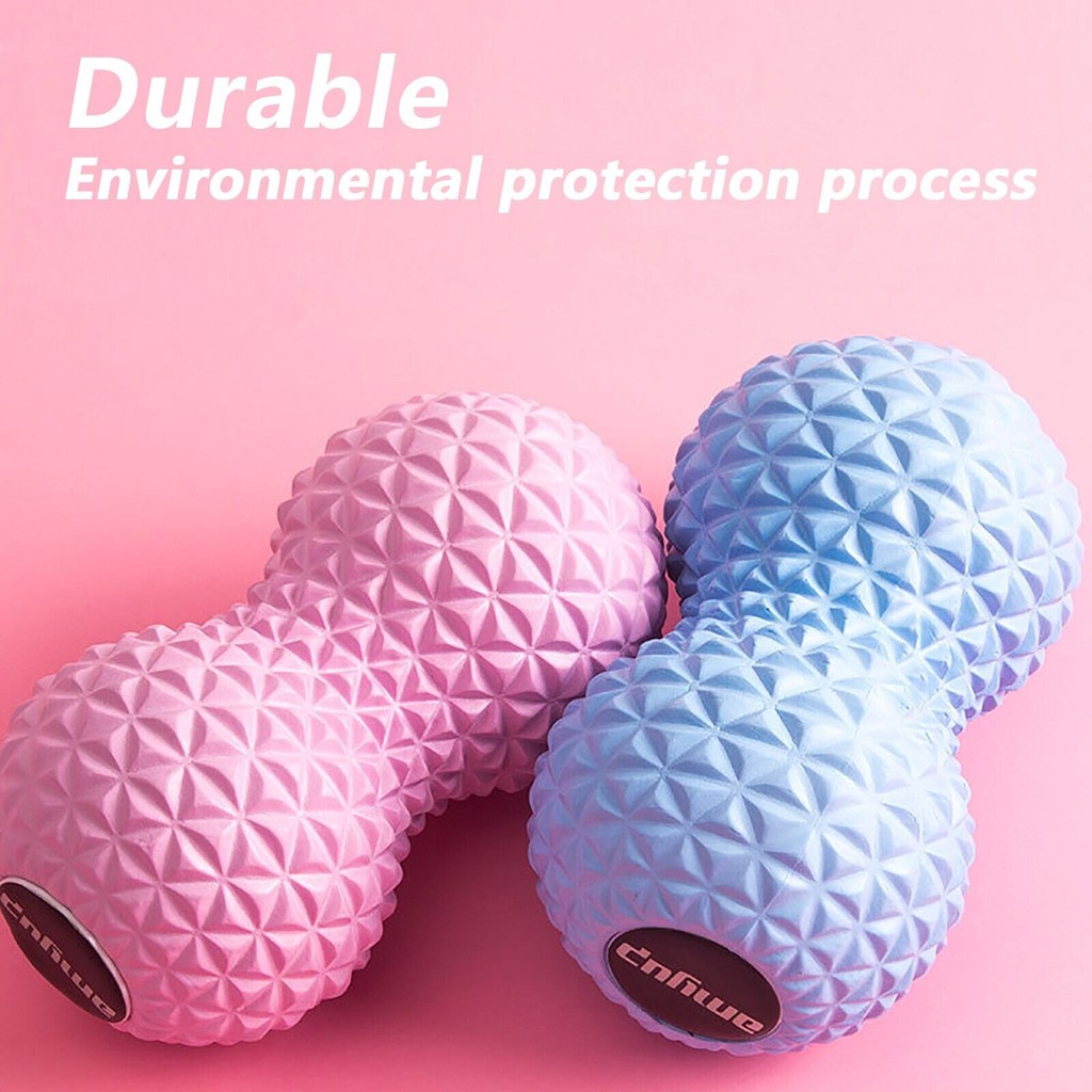 Fitness Peanut MassageBall EVA Foam Double Lacrosse Ball ลูกกลิ้งโยคะ
