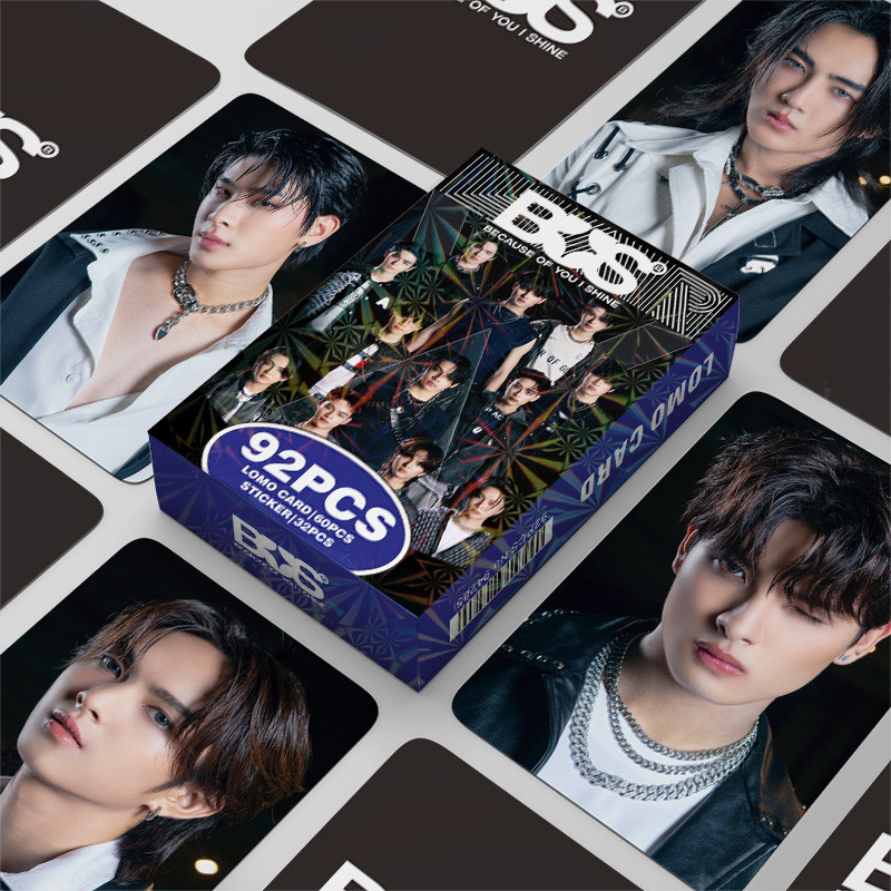92 ชิ้น/กล่อง BUS Photocardsเพราะคุณ I Shine 2024 ใหม่ Debut Mens Team LOMO Card
