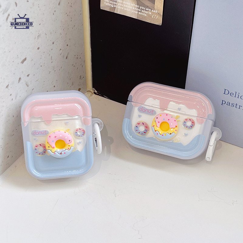 เคส สำหรับ Airpods Pro 2 3 pro 1 2 เคสหูฟังโดนัทหวานๆ หูฟังบลูทูธ ปลอกป้องกันหูฟัง เหมาะกับ Airpods Pro 2