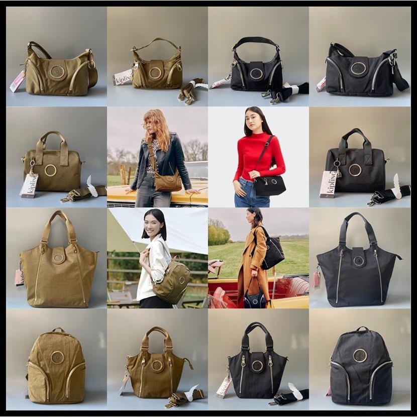กระเป๋าสะพาย RECICELY สีดําสไตล์ใหม่ SERA Green Series กระเป๋าสะพายข้างสี BINA 111