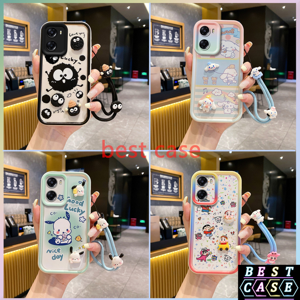 เคส Vivo Y16 เคส Vivo Y56 5G เคส Cinnamoroll และ ‌Hello Kitty ลายการ์ตูนสามมิติรูปตุ๊กตาเคสโทรศัพท์น