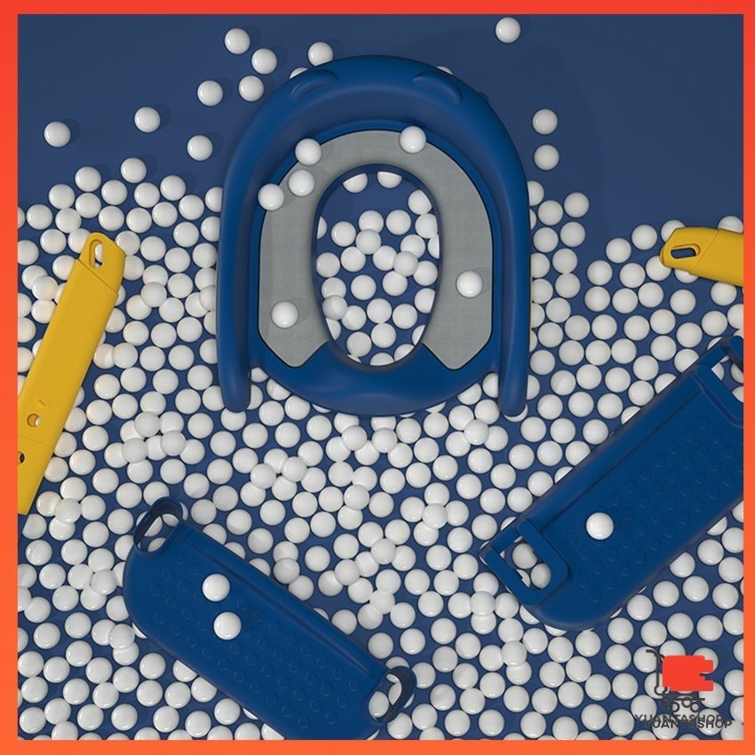 บันไดชักโครก ที่นั่งรองชักโครก เบาะนุ่ม ฝึกขับถ่ายสำหรับเด็ก พร้อมส่งสินค้าแม่และเด็ก Children's toilet ladder