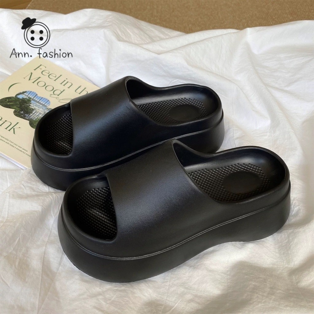 Ann.Fashion รองเท้าแตะพื้นนุ่ม แบบสวม ผลิดจากยางEVA นุ่มเด้ง น้ำหนักเบาชนิดพิเศษ น้ำหนักเบา #sy2356