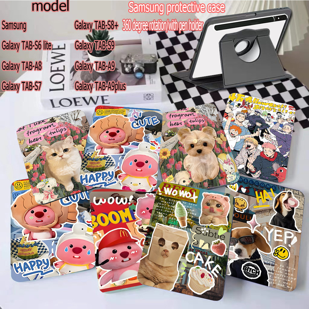 เคสใส กันกระแทก ซัมซุง แท็ปCase For Samsung แผ่นแบน Galaxy Tab S6 lite A8 S7/S8/S9 S7+/S8+ A9/A9plus