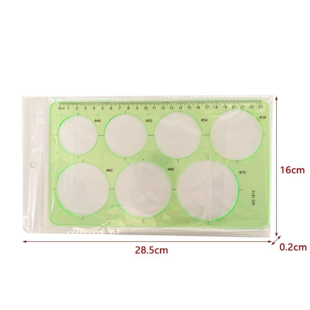 ไม้บรรทัด ANXSUN3,วาดทางเทคนิคเรขาคณิตแม่แบบวงกลมลายฉลุ,เฟอร์นิเจอร์สถาปนิกคณิตศาสตร์เครื่องเขียนนักเรียนไม้บรรทัดรูปไข่สํานักงานโรงเรียนซัพพลาย - รูปที่ 6