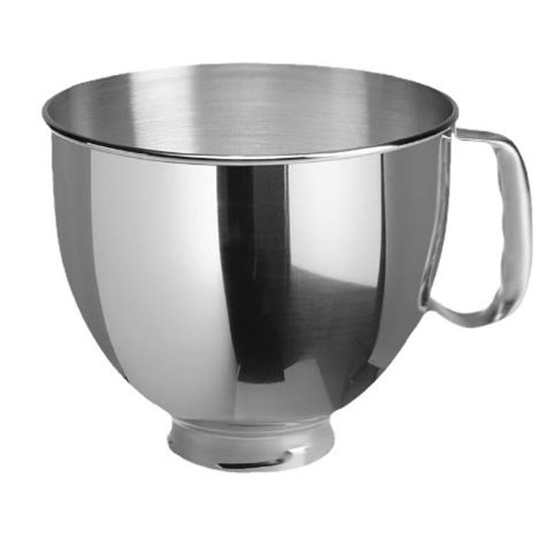 สําหรับ Kitchenaid 4.5-5 Quart Tilt Head Stand Mixer Bowl Stainless Steel Silver For Kitchenaid Mixer Bowlwasher Safe